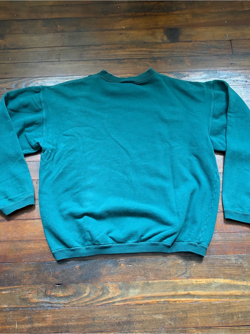 Vintage Disney Store Winnie the Pooh “Bundle O’ Joy” Crewneck Sweatshirt Green - Picture 7 of 7